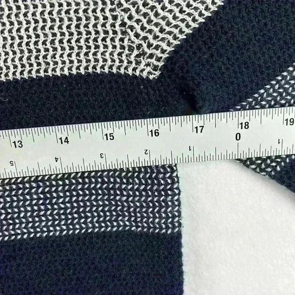 Market & Spruce Sweater Navy Women’s Size Small Cotton Blend Pullover - Picture 4 of 8